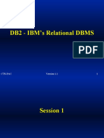 DB2 - IBM's Relational DBMS