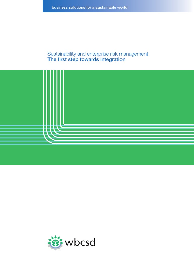 WBCSD Risk Publication 2016 PDF | PDF | Risk | Enterprise Risk Management