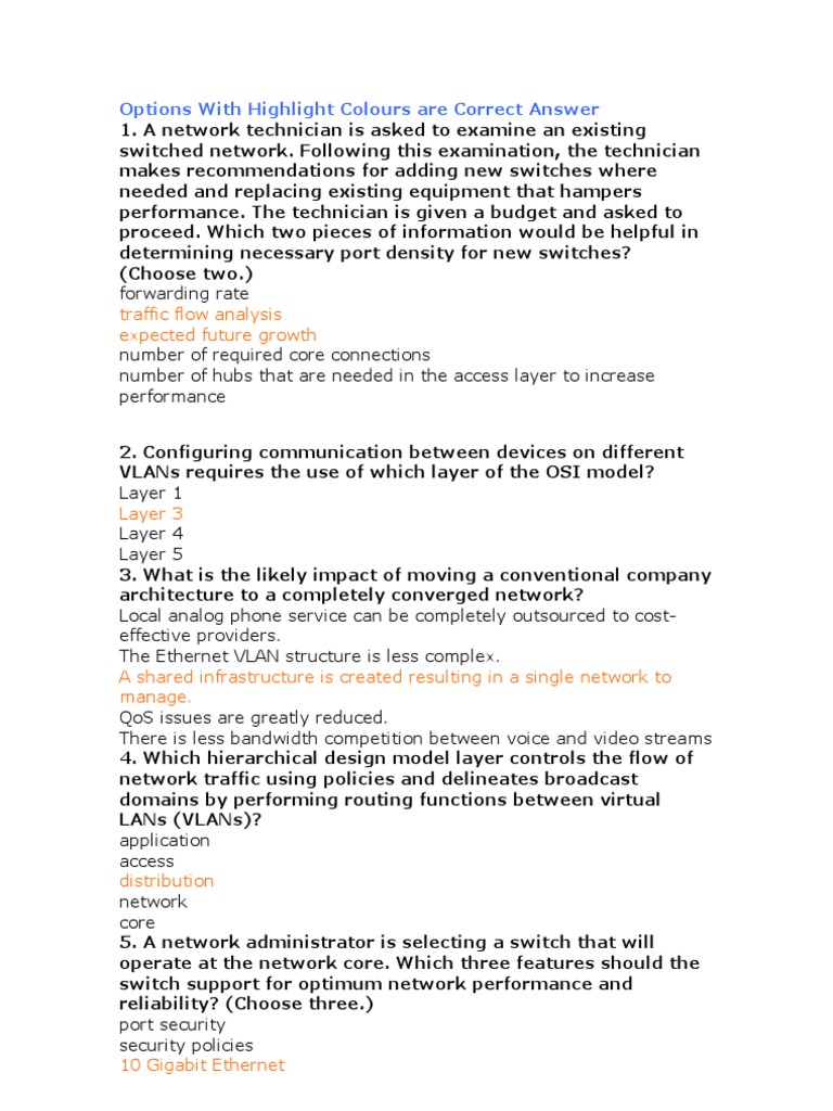 Network Design and Switch Configuration Guide | PDF | Computer Network ...