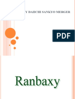 Ranbaxy Daiichi Sankyo Merger