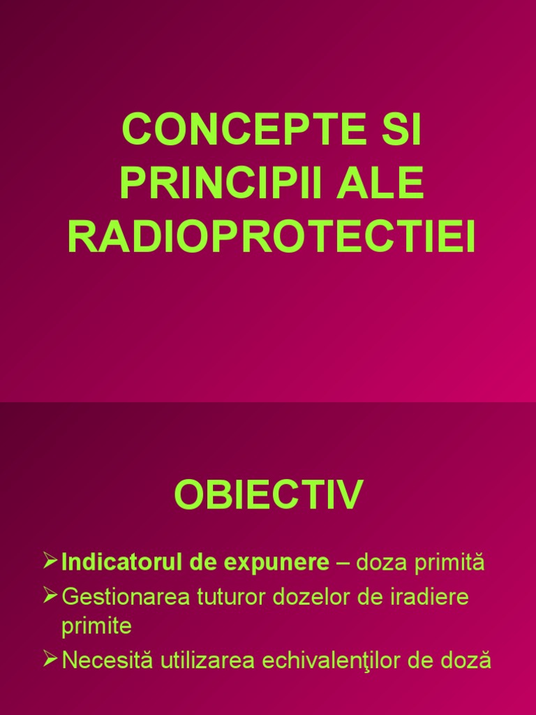 RADIOPROTECTIE | PDF