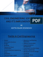 Civil Engineering Softwares and Its Implementation