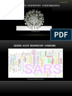 Severe Acute Respiratory Syndrome (Sars) : Department of Microbiology 12 January 2015