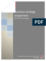 Business Strategy Assignment