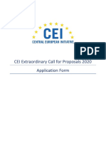 CEI Extraordinary Call For Proposals 2020 AF