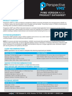 Pvms Version 4.1.1 Product Datasheet