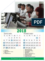 Academic Calendar of 2018 PDF