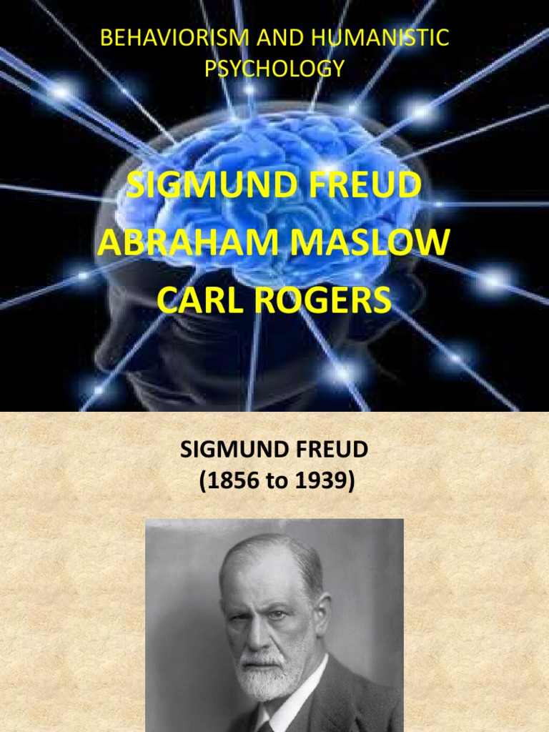 Behaviorism and Humanistic Psychology Sigmund Freud Abraham Maslow