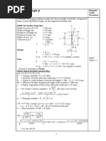 Laterally UN-supported Beam