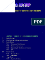 Design of Compression Members
