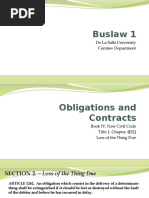 Buslaw 1: de La Salle University Comlaw Department