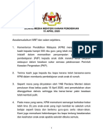 V7 - Teks Ucapan Pelan Tindakan Persekolahan Pasca PKP