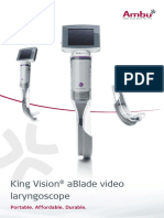 King Vision Ablade Video Laryngoscope: Portable. Affordable. Durable
