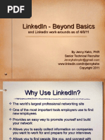 LinkedIn User Manual Overview | PDF | Linked In | Internet Privacy