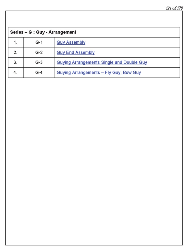 Guying Arrangements and Assemblies | PDF