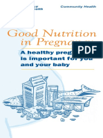 Good Nutrition in Pregnancy: A Healthy Pregnancy Is Important For You and Your Baby