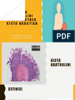 Elsina P. Salakay - Kista Bartholini, Kista Gartner, Kista Nabotian