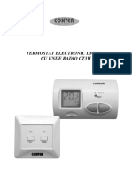 Termostat electronic fara fir (wireless) CONTER CT3W-Manual instructiuni