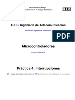 Práctica 4. Interrupciones - GTM 2019-2020 - v2