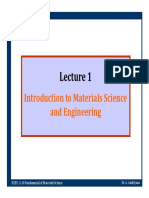 Basic Material Science Lecture - 1
