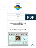 Manuale Utente. Accordatore Dirk's per pianoforte v4.0