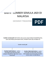 Bab 6: Sumber Semula Jadi Di Malaysia: Geografi Tingkatan 3