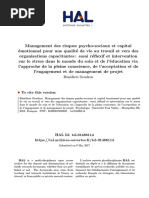 Management des risques psycho-sociaux et capital émotionnel 