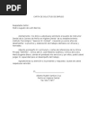Ejemplo de Carta de Solicitud de Empleo