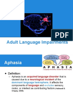 Adult Language Impairments