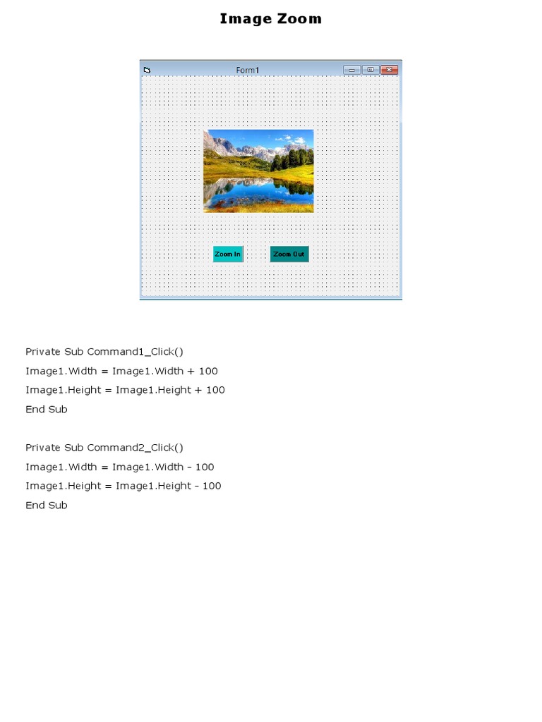 Image Resizing Functionality | PDF