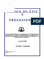 Código de Ética Profesional (Córdoba)