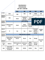 Jadwal Pekanan Kelas 3G 2