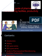 ISO Series, Guide of Pharmaceutical Manufacturing Facilities, Productivity