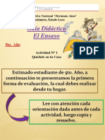 Castellano 5to. Año Quedate en Tu Casa 2020