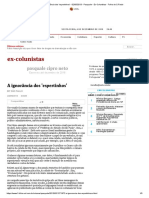 A Ignorância Dos 'Espertinhos' - 02 - 05 - 2013 - Pasquale - Ex-Colunistas - Folha de S.Paulo PDF