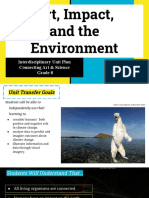 Art, Impact, and The Environment: Interdisciplinary Unit Plan Connecting Art & Science Grade 8