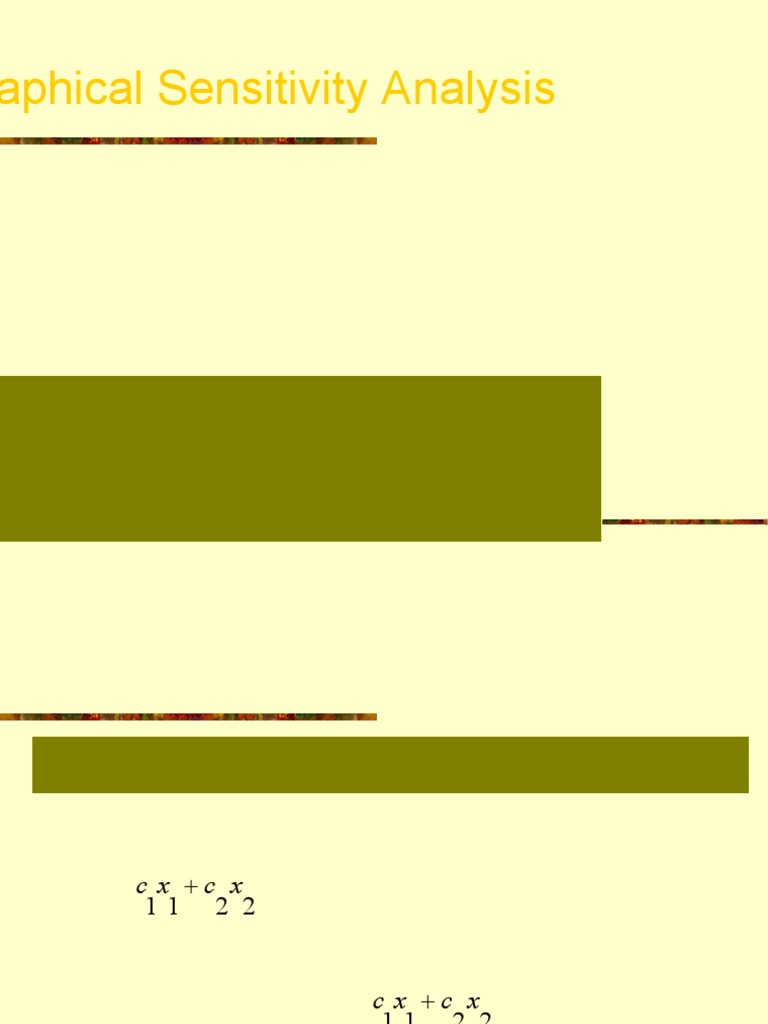 Graphical Sensitivity Analysis | PDF
