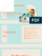 Self Management-Productivity