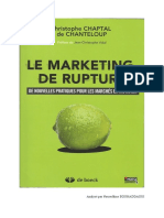 Le Marketing de Rupture (Résumé)