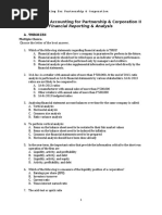 ACCTG 2A&B: Accounting For Partnership & Corporation II: Financial Reporting & Analysis