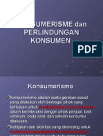 KONSUMERISME DAN PERLINDUNGAN KONSUMEN