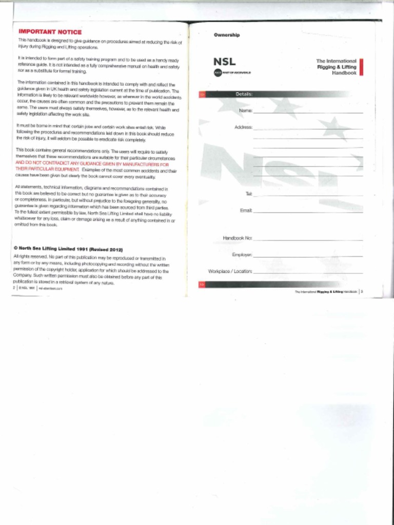 LEEA The International Rigging & Lifting Handbook PDF PDF