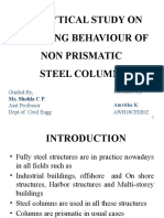 Analytical Study on Buckling Behavior of Tapered Steel Columns