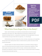 Does Sugar Feed Cancer?: What Role Does Sugar Play in The Body?