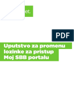 Uputstvo Za Promenu Lozinke Za Pristup Moj SBB Portalu - PDF - v2