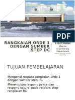 34 Rangkaian Orde Satu Dengan Sumber Step DC