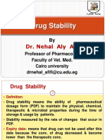 Drug Stability: Dr. Nehal Aly Afifi