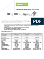 Instrukcja Obslugi Area LED HD AR