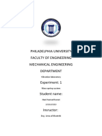 Philadelphia University Faculty of Engineering Mechanical Engineering Department