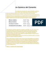 Composición Química Del Cemento Portland